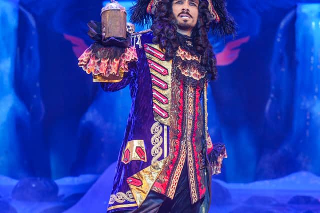 Danny Mac as the most evil Captain Hook!