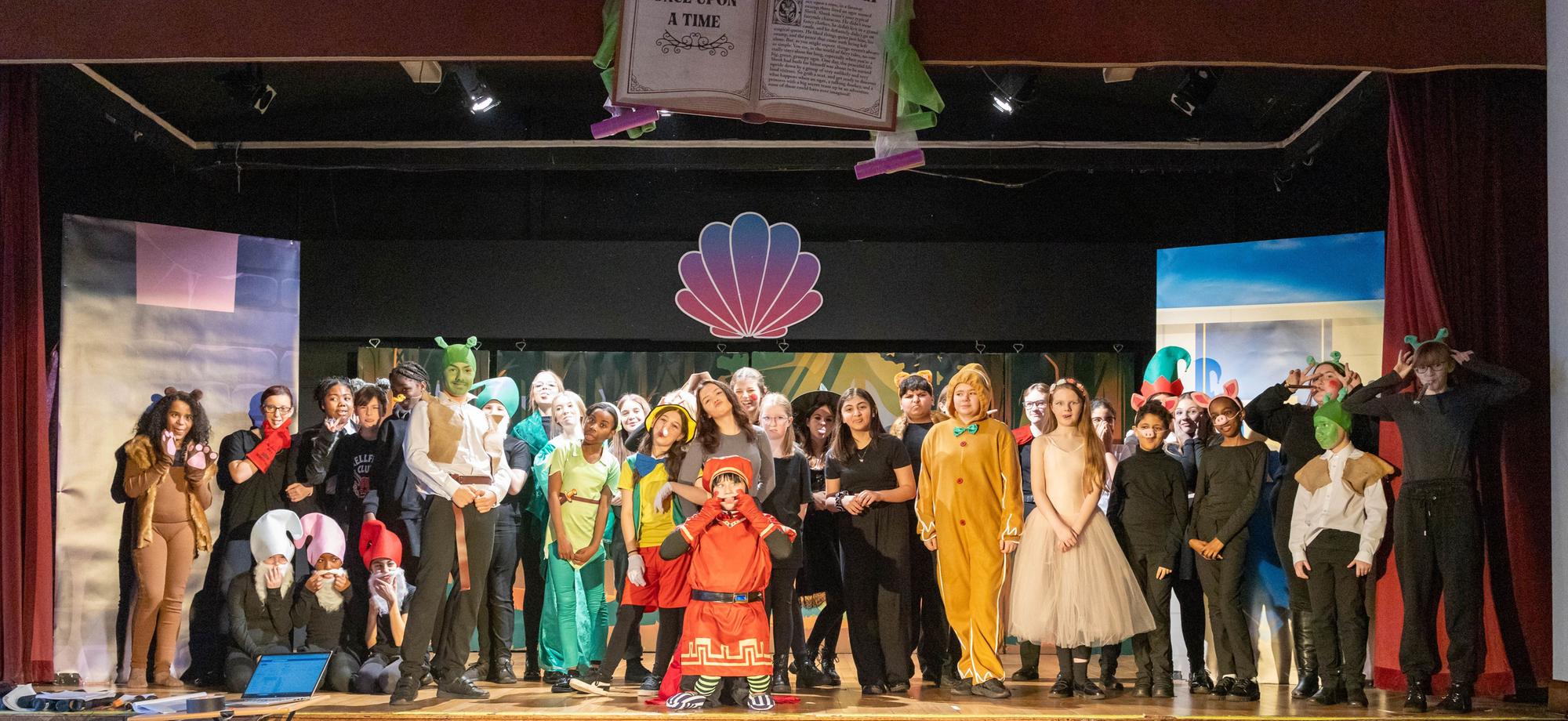 School pupils put on a 'Shrek-tacular' musical performance