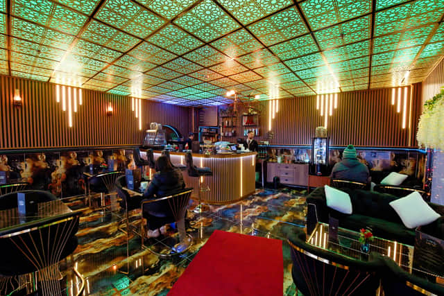 The cafe is styled on how a cafe might look in Istanbul