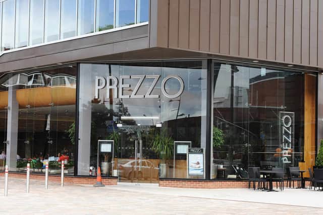 Prezzo in New Square, West Bromwich is one of the places open for hungry shoppers