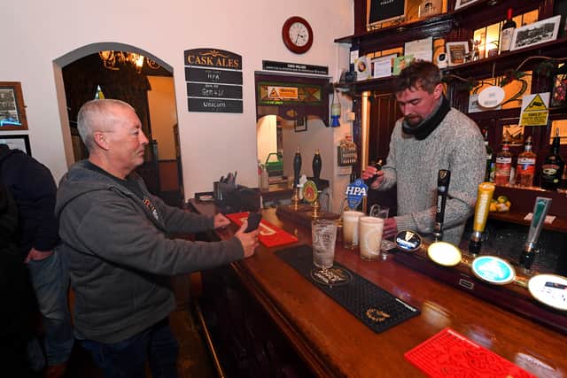 There's always a good selection at the bar