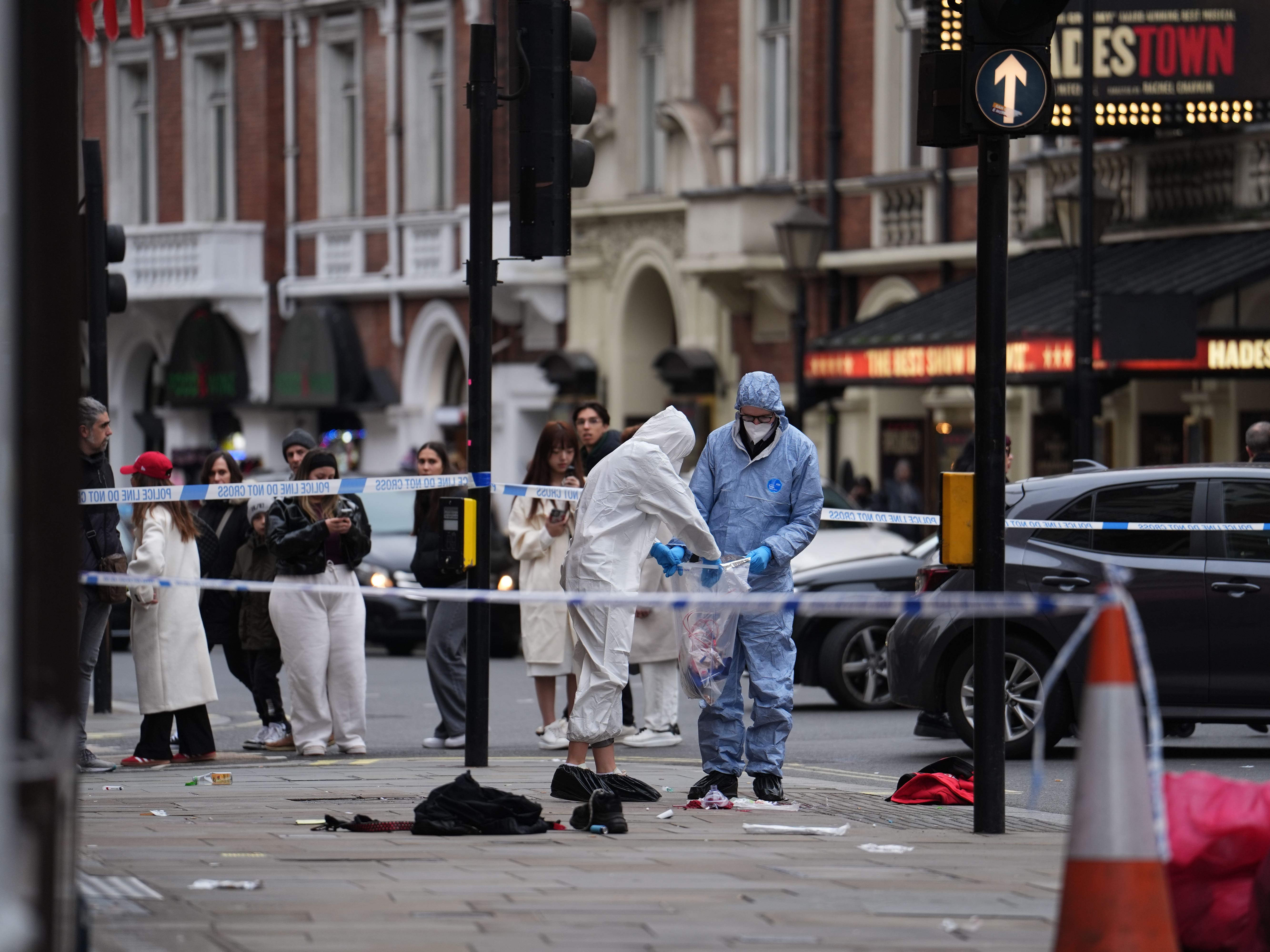 Man questioned after four pedestrians hit by car in West End