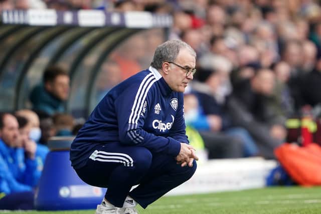 Carlos Corberan was assistant to Marcelo Bielsa at Leeds and the Whites became rivals with Frank Lampard's Derby. Pic: PA