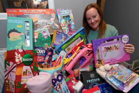 Caroline Wootton was appealing for items for the Christmas hampers earlier this year