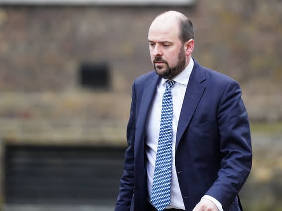 Richard Holden in Downing Street