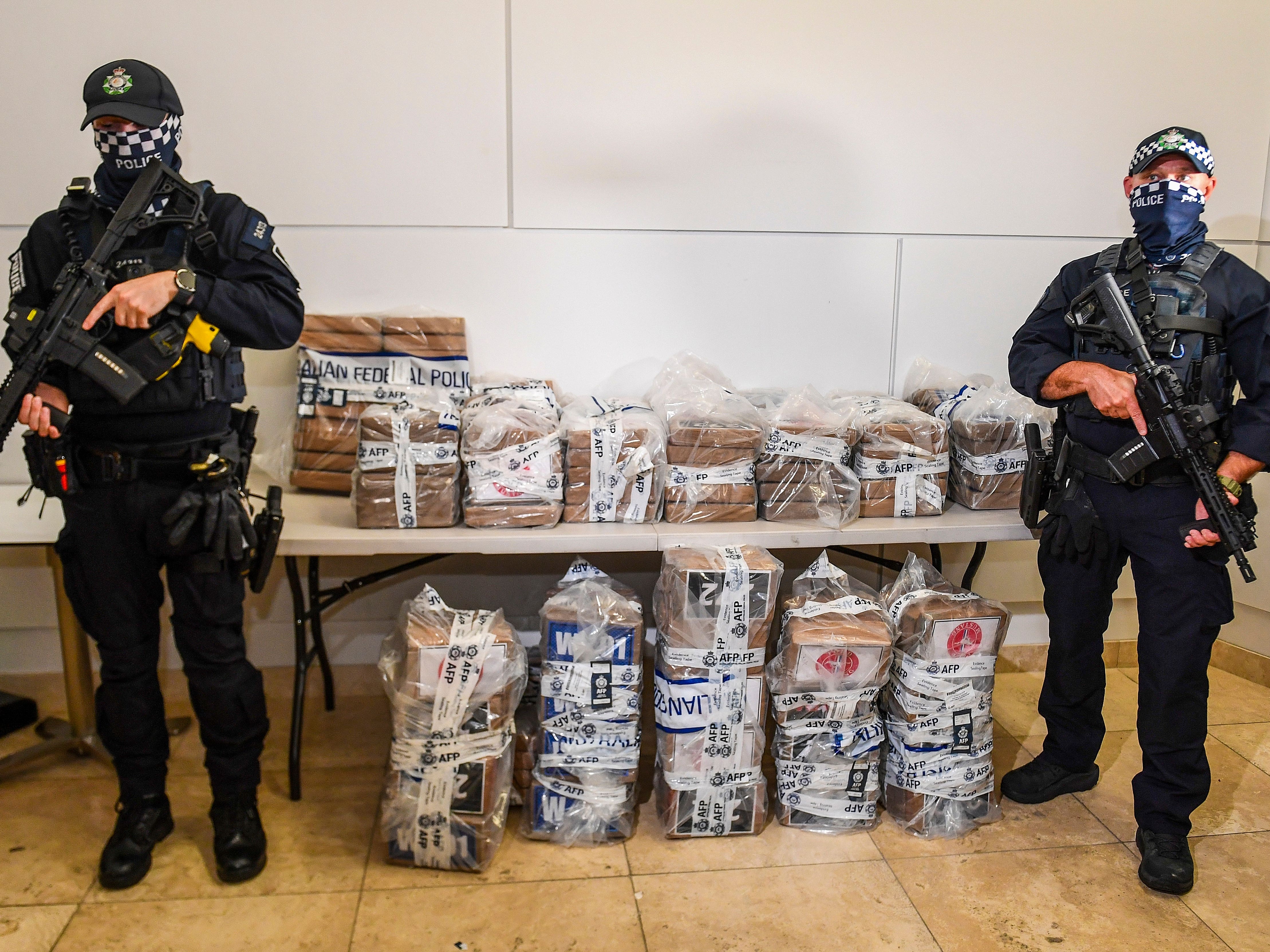 Australian police seize record 2.3 tonnes of cocaine from fishing boat