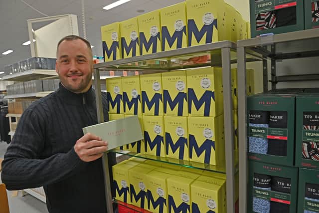 Store Manager Steven McDaid.