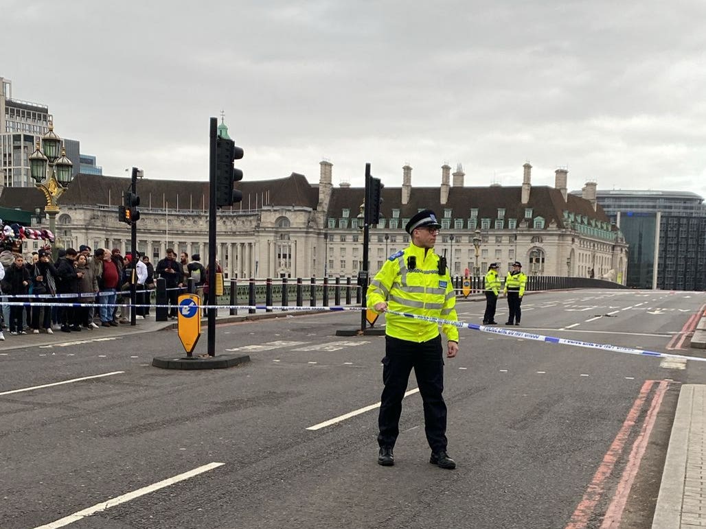 Man fighting for his life after stabbing on Westminster Bridge