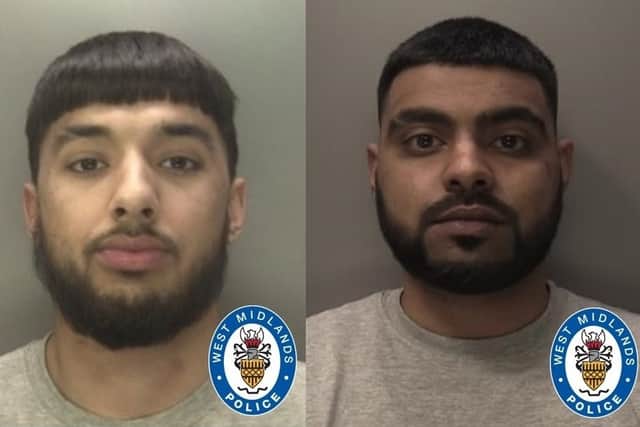 Hassan Tasleem and Gurdeep Sandhu. Photos: West Midlands Police