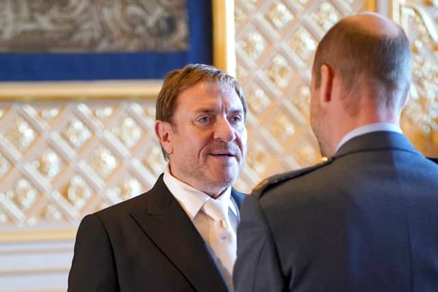 Duran Duran singer Simon Le Bon was made an MBE today (November 12)