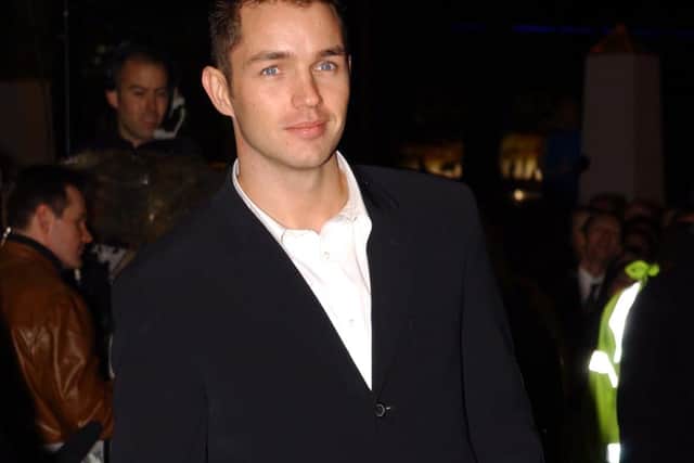 Actor Matthew Marsden, who stars in the film, arriving at the UK gala celebrity premiere of Black Hawk Down, at the Empire cinema in London's Leicester Square. 