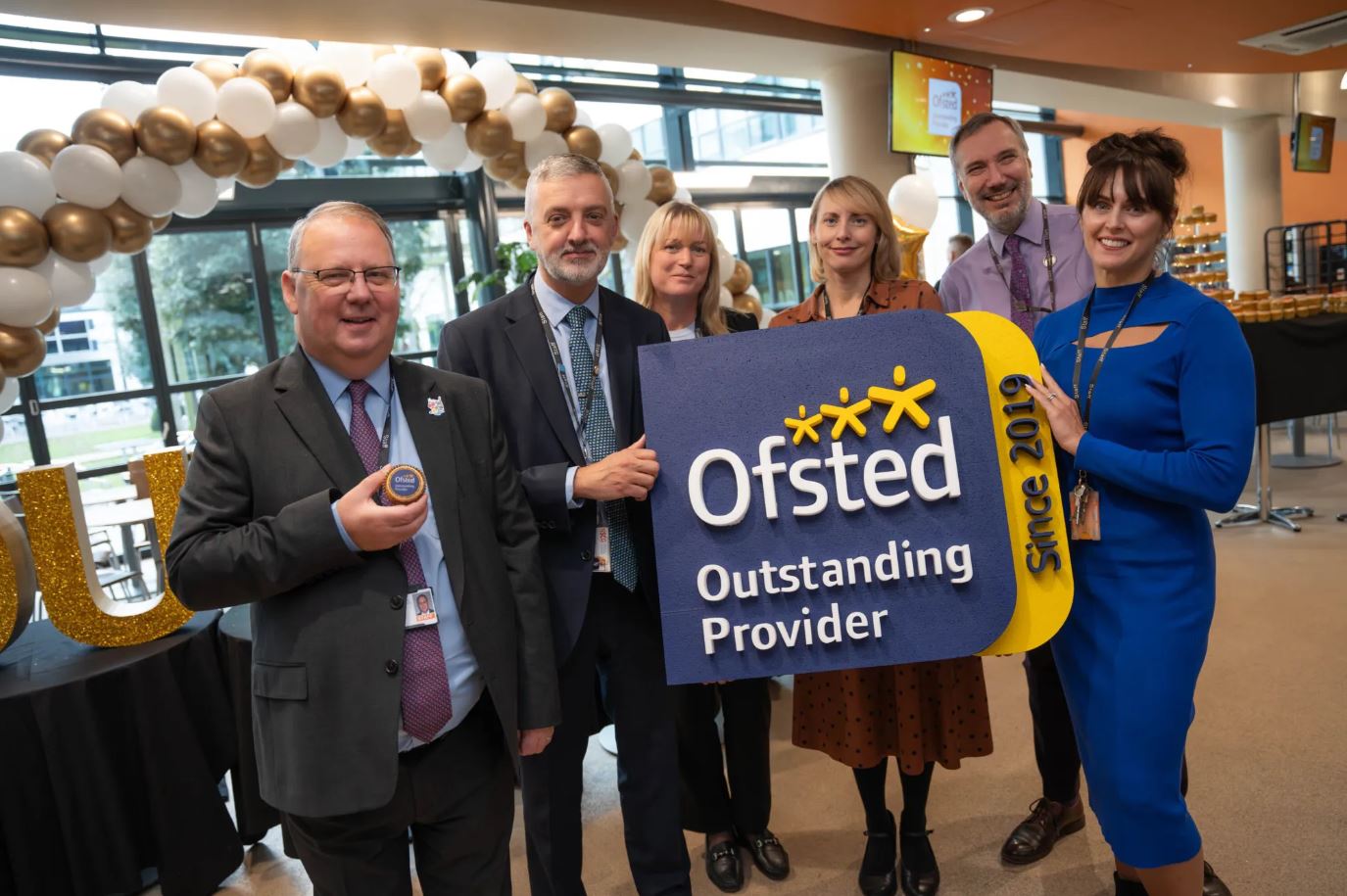 Staffordshire college group celebrates 'outstanding' inspection result