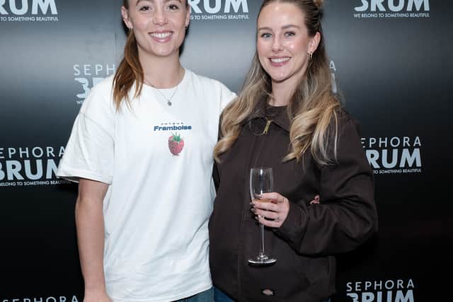 Frankie Box and guest attend the Sephora Birmingham VIP launch party at The Bullring & Grand Central on November 12, 2024 in Birmingham, England. (Photo by Dave Benett)