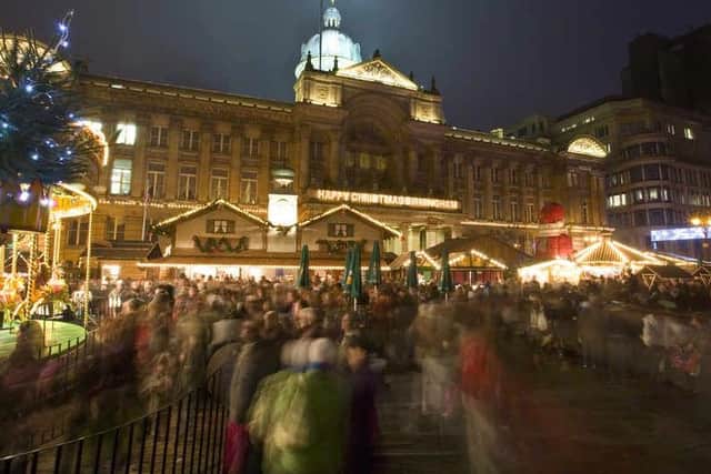 The German market in Birmingham attracts thousands of visitors