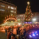 Opening night of the Birmingham Christmas Market.