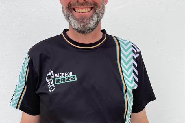 Pete Bate has been taking on running challenges for Refugee Action