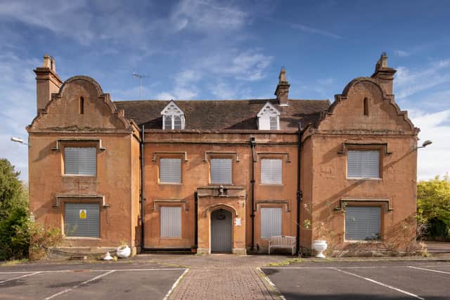 Holbeche House looks to be in a sorry state today