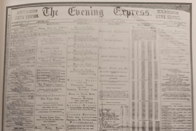 The Evening Express was launched in November, 1874. Thomas Graham was not impressed.