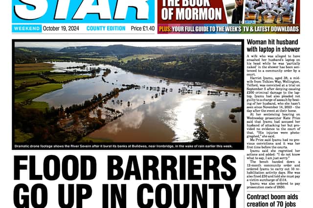 Highlighting floods in Shropshire