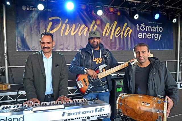 V Jay musical band performed at the event, with many visiting to watch them perform