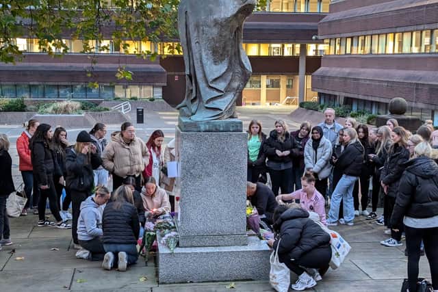 Dozens of fans visited Wolverhampton to pay their respects to Liam Payne