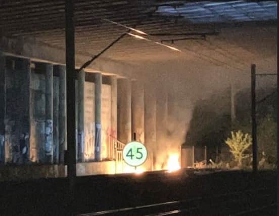 Signalling Using Fire Walsall trains cancelled after fire damages signalling cables on ...