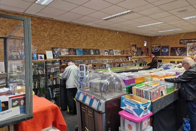 It's not just records on sale either, with all sorts of memorabelia from the past decades