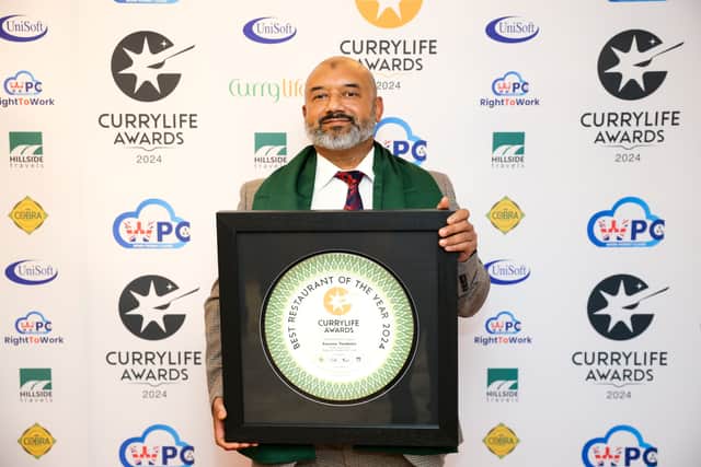 Mr Ali and his award