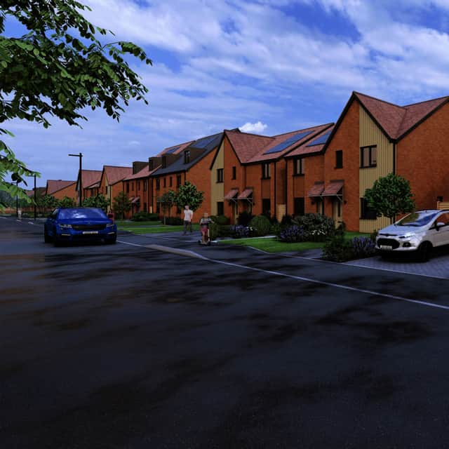 Computer-generated images for the redevelopment of New Park Village in Wolverhampton