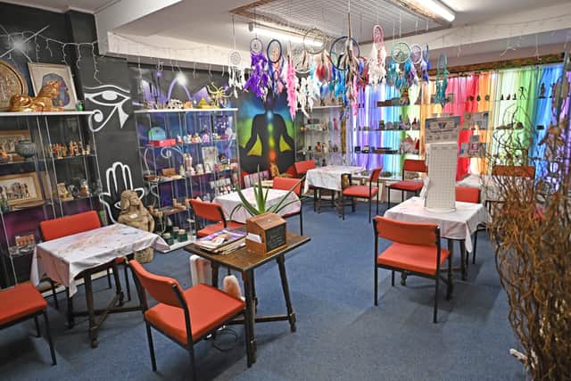 The lounge and community room