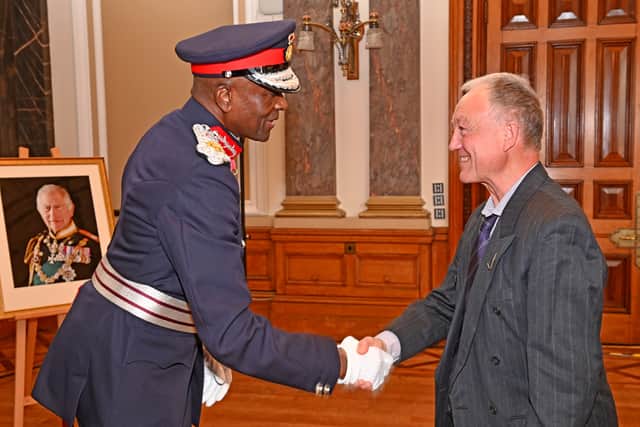 Kenneth Smith Awarded by Lord-Lieutenant for the West Midlands, Derrick Anderson