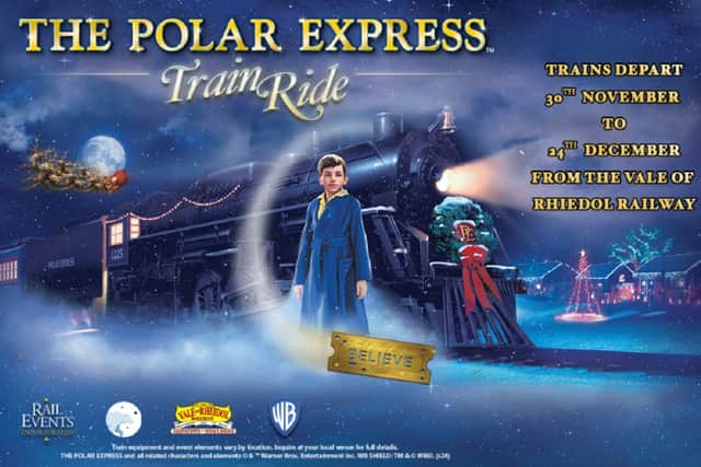 The Polar Express train ride in Aberystwyth, picture: The Polar Express Aberystwyth