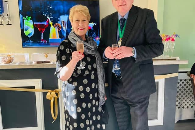 Deputy Mayor Chris Aked and wife Gillie - picture: Oldbury Grange
