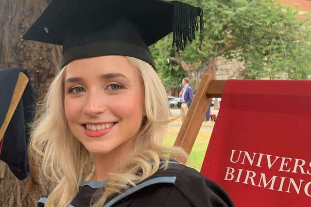 I studied at the University of Birmingham for three years