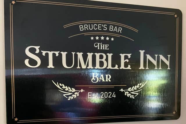Bruce's Bar - The Stumble Inn at Oldbury Grange care home