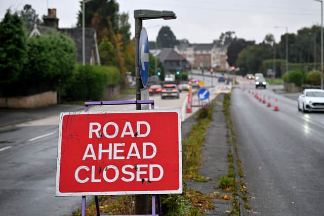 The turn is set to be closed off until Friday night