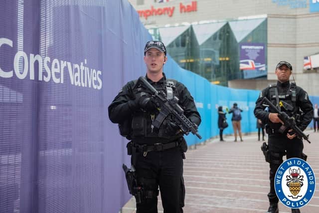 West Midlands Police launch security operation for the Conservative Party Conference 2024 in Birmingham