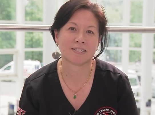 Dr Justine Lee from the QE Hospital