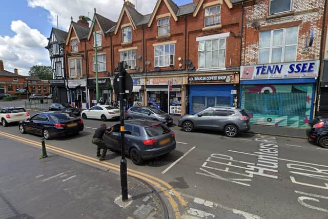The man was found with serious injuries on Hunters Road, near to the junction of Villa Road, in Birmingham. Photo: Google