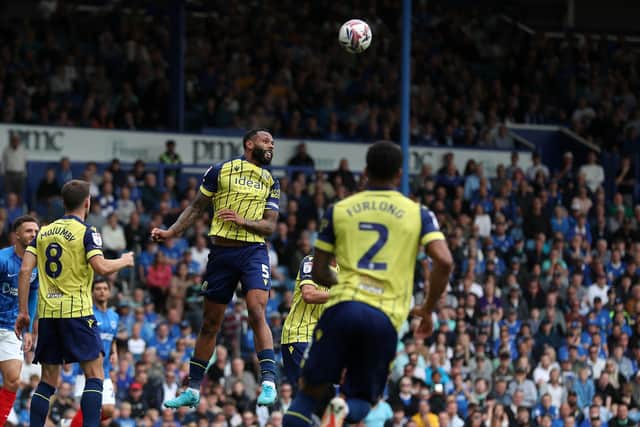 Kyle Bartley heads clear for Albion (Photo by Adam Fradgley/West Bromwich Albion FC via Getty Images).