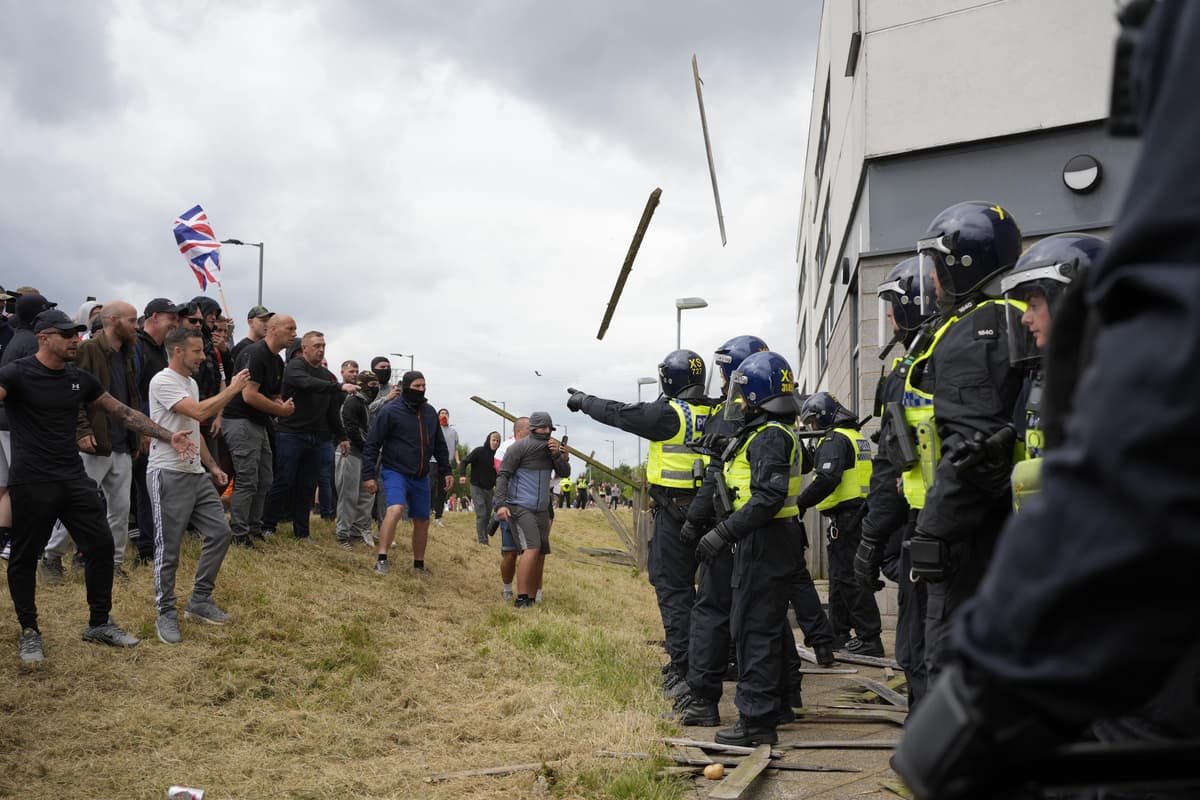 Riot Man Man whose teenage son was first to be sentenced for Rotherham riot also ...