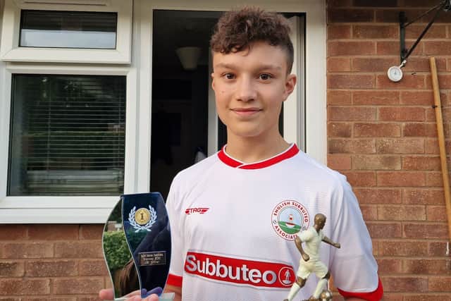 Alex will be supported by his Dad in his upcoming World Cup matches