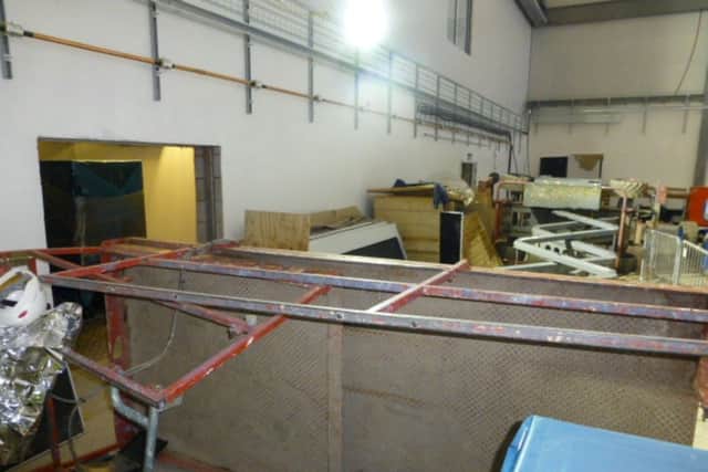 The construction site at the University of Birmingham
