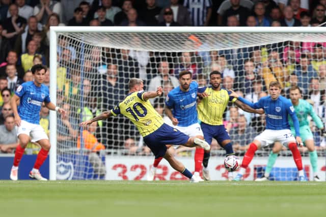 John Swift fires over (Photo by Adam Fradgley/West Bromwich Albion FC via Getty Images).