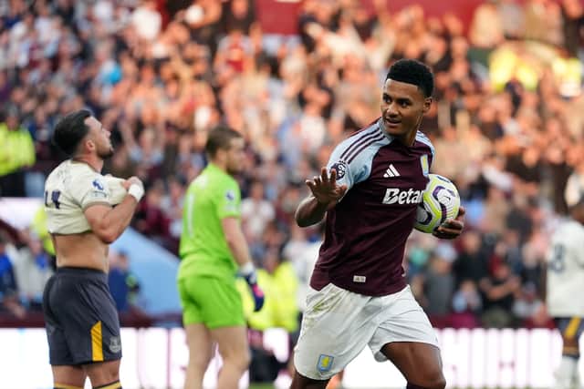 Aston Villa's Ollie Watkins celebrates