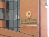 Stafford Borough Council's Civic Centre at Riverside Stafford. Photo by Staffordshire LDR Kerry Ashdown