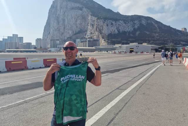 Scott Ptchford walked for three days and nights across Spain to raise money for Macmillan Cancer Support