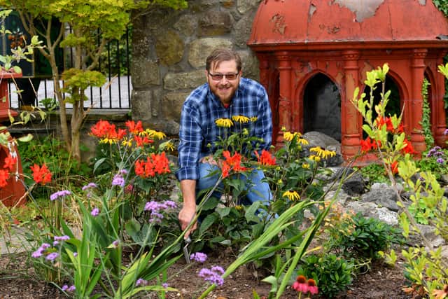 Darren's creations have won Royal Horticultural Society (RHS) medals