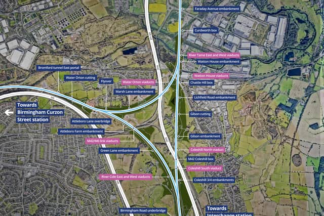 HS2 Delta Junction Map