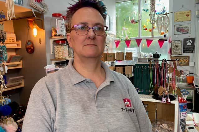 Tracey Hegenbarth from Lola\'s Loft in Halesowen fears parking charges could cause businesses to fail.